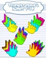 Counting Hands Clip Art N2