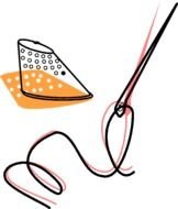 Sewing Needle And Thread Clip Art N9