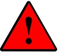 Red Warning Clip Art N4