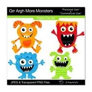 Cute Monster Clip Art N72
