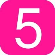 Number 5 Clip Art N50