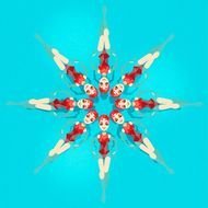 Synchronized Swimming Karoline Pietrowski Illustration