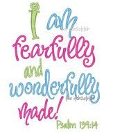 I AM Fearfully And Wonderfully Made N2