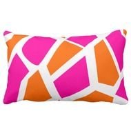 Pink Giraffe Print Funky Hot Orange Girly Pattern