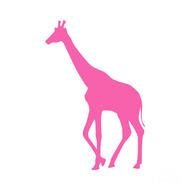 big Pink Giraffe drawing