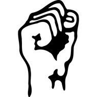 Black Power Fist Clip Art
