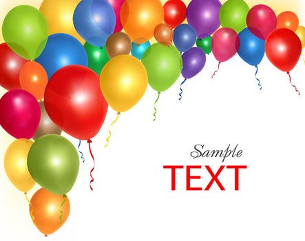 Birthday Balloons Clip Art N111