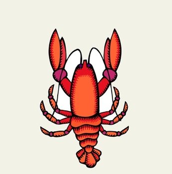 Crawfish Clip Art N60
