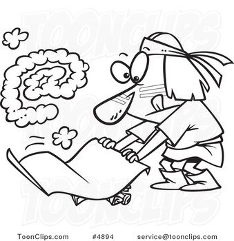 Native American Cartoon Clip Art Black And White