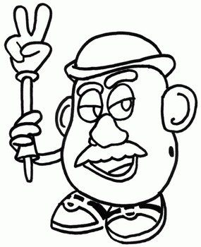 Dibujo De Se ntildeor Patata Para Colorear