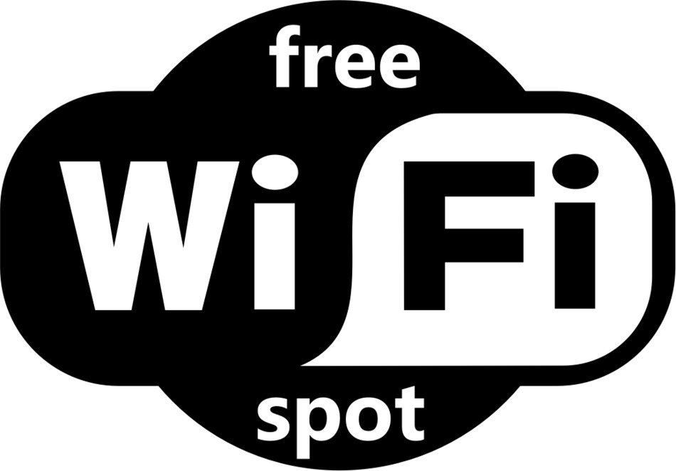 Ä°llustration of Free WiFi logo