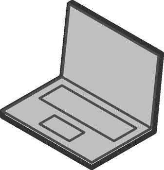 Laptop Clip Art N26