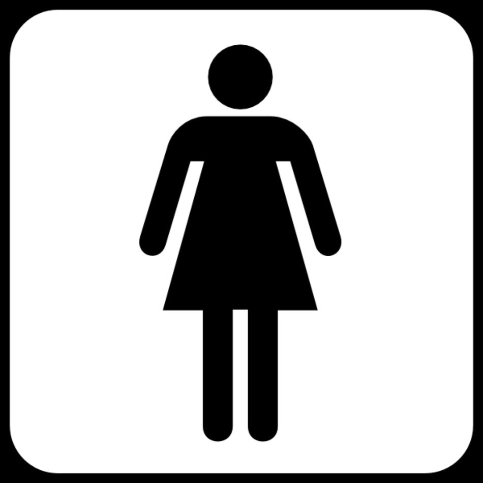 Ladies Room Sign Clip Art N4