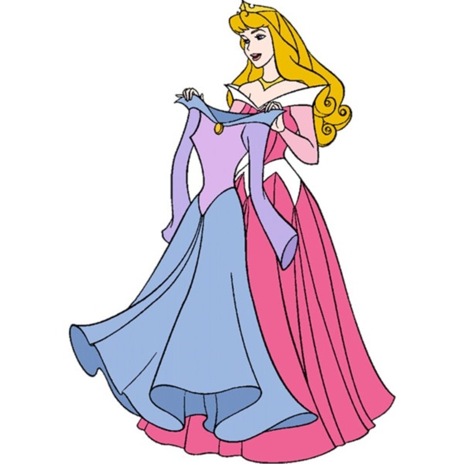 Aurora Sleeping Beauty Clip Art N3