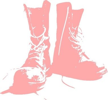 Combat Boots Clip Art N2