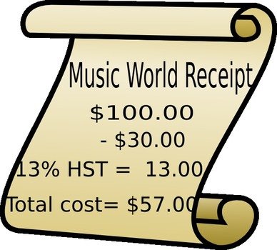 Receipt Clip Art N9