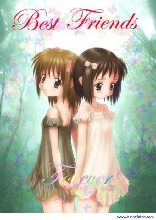 2 Anime Best Friends Girls