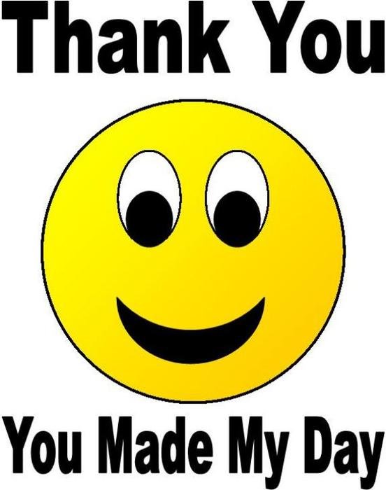 Happy Smiley Face Thank You