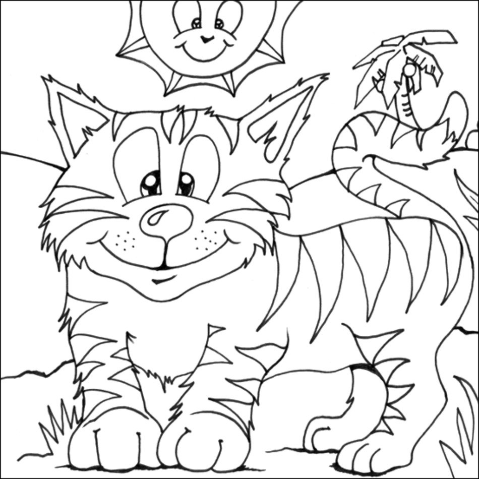 Free Printable Tiger Coloring Pages