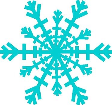 Purple Snowflake Clip Art N6