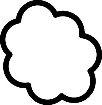 Thought Cloud Clip Art N2