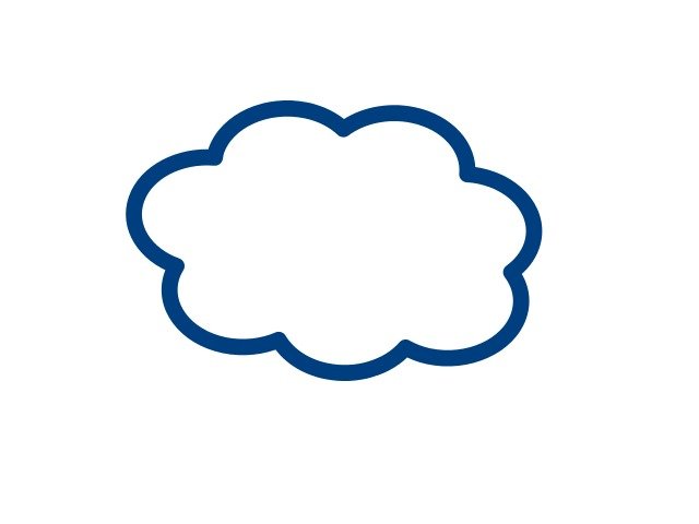 Network Cloud Clip Art N4