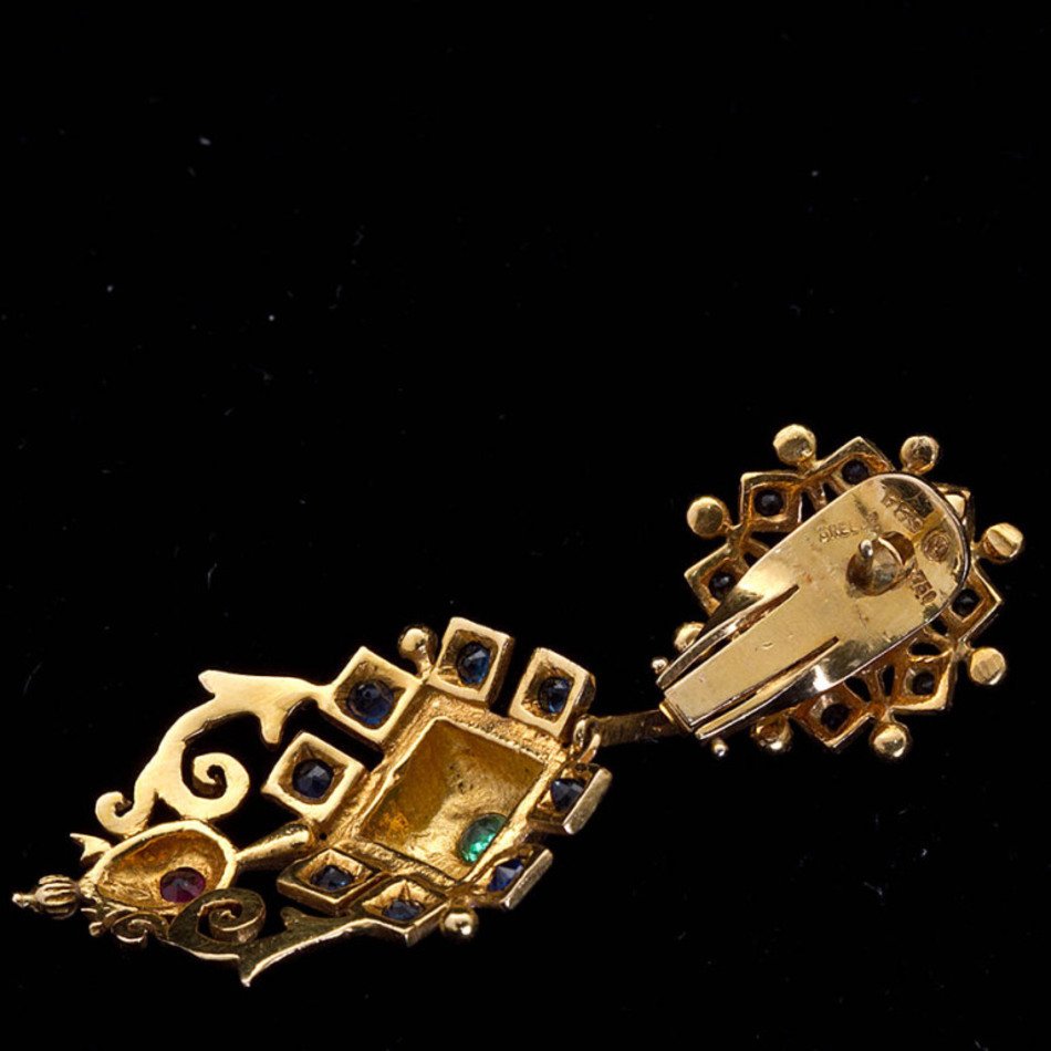 LALAOUNIS Byzantium Dangle Earrings Image 2