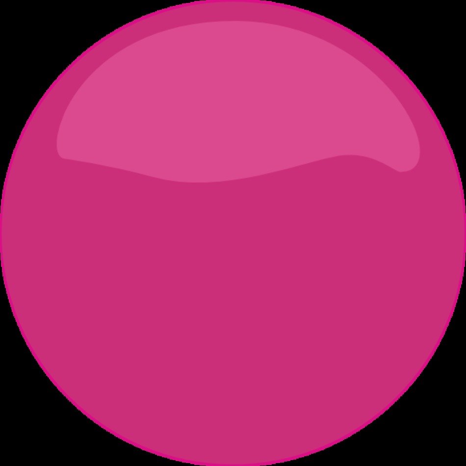 Pink Button Clip Art N4