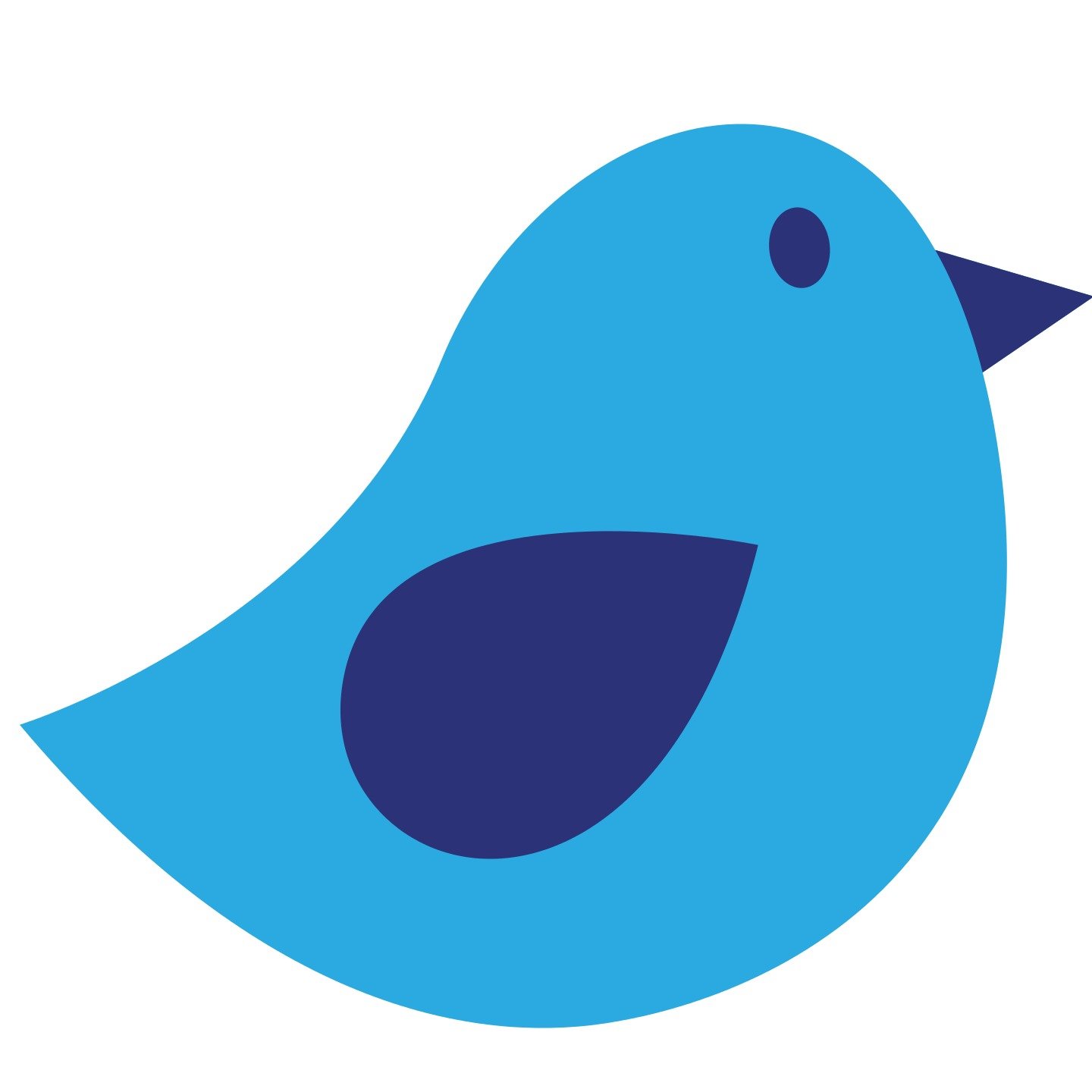 Flying Blue Bird Clip Art N22