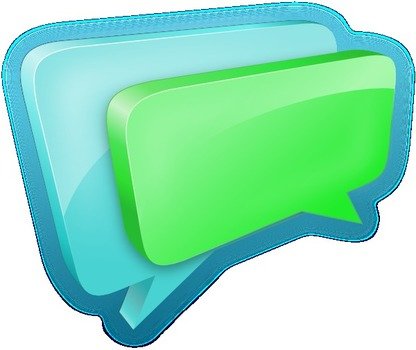 Bubble Chat Clip Art N3