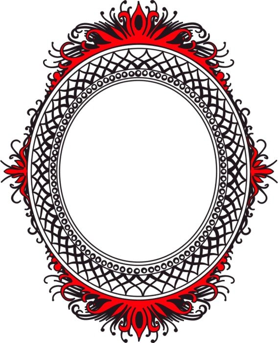 Oval Frame Clip Art N36