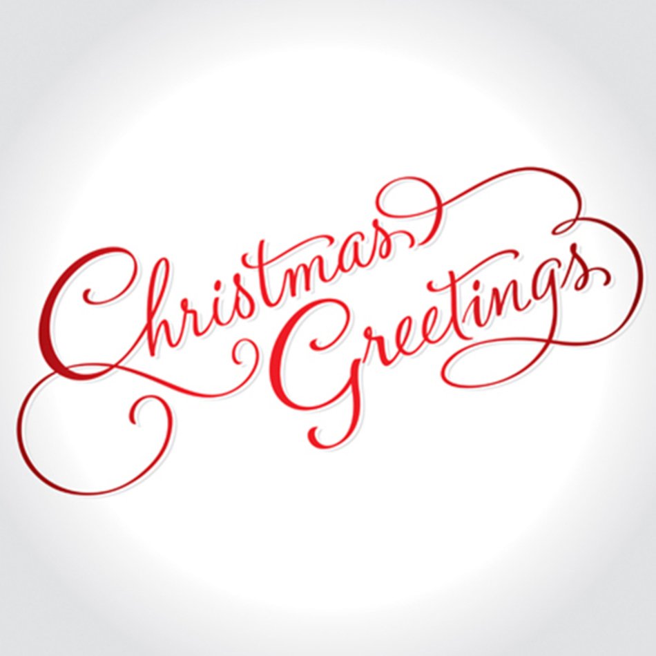 Christmas Greeting Lettering