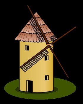 Windmill Clip Art N37