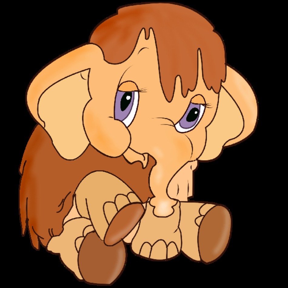 Baby Elephant Clip Art N43