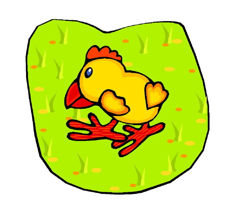 Ä°llustration of Chicken on a field