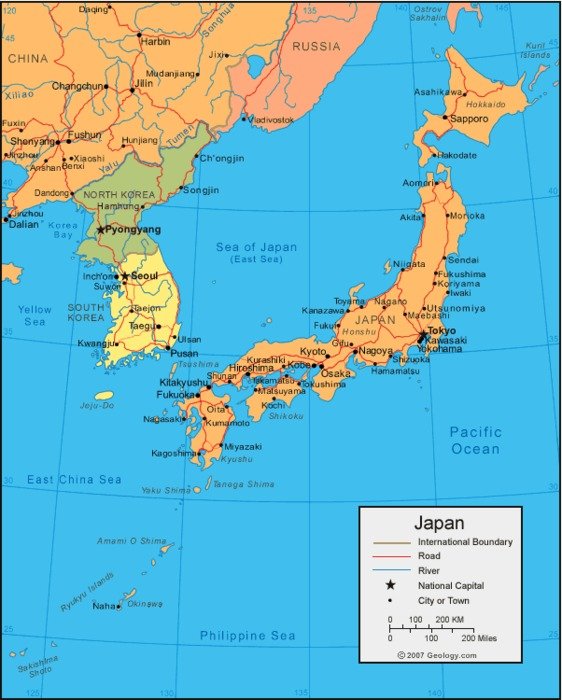 Japan Map N2