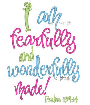 I AM Fearfully And Wonderfully Made N2