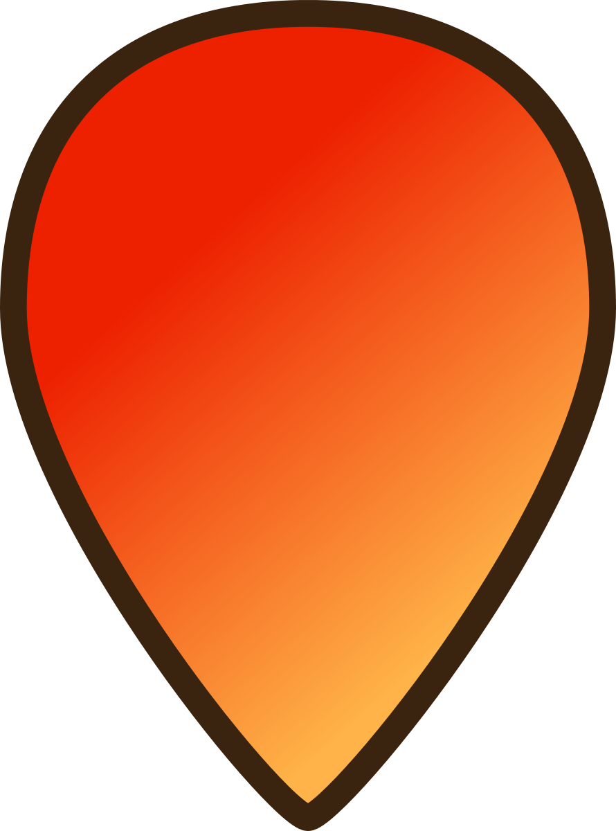 Orange drop as a picture for clipart free image download