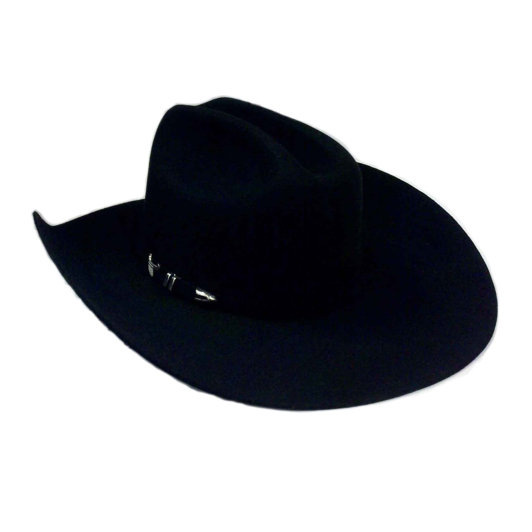 photo-of-a-black-cowboy-hat-on-a-white-background-free-image-download