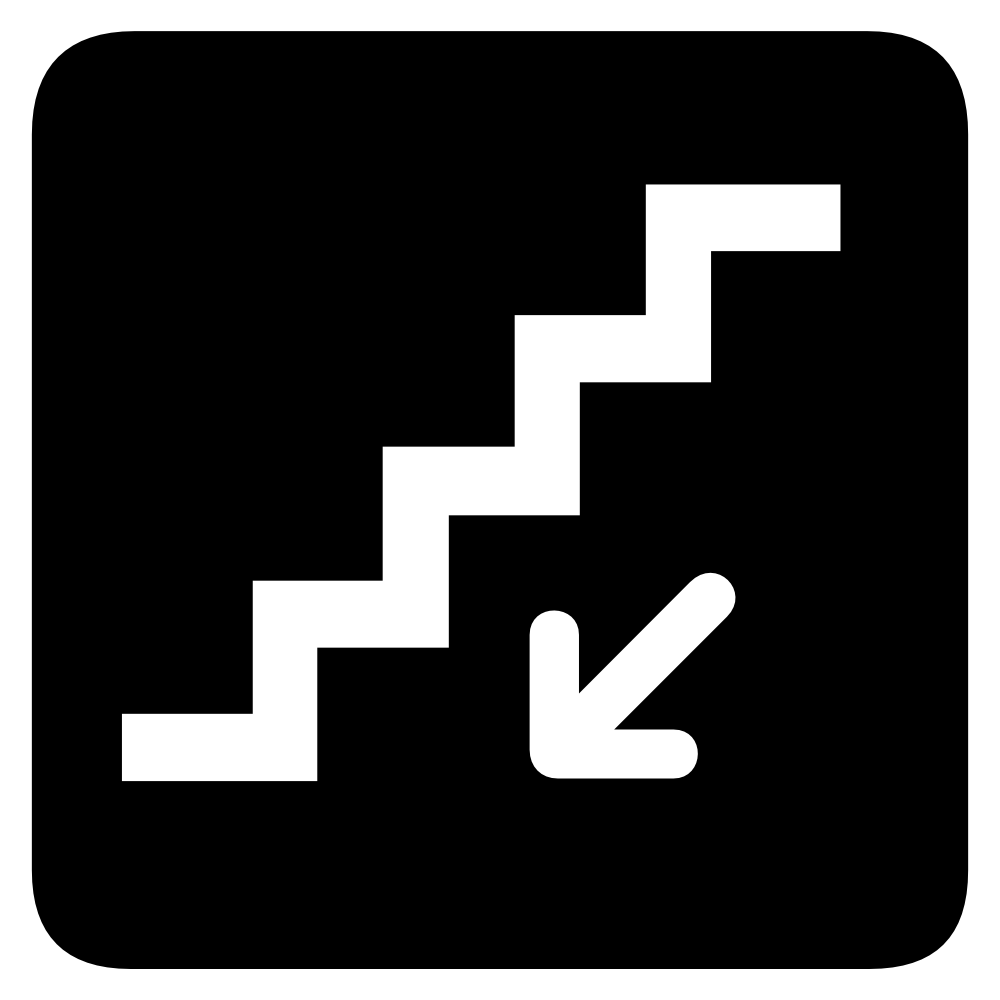 walking-down-stairs-as-a-pictogram-free-image-download