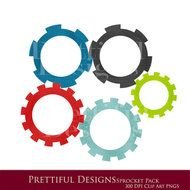 Gears And Sprockets Clip Art N2