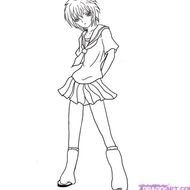 How To Draw Cute Anime Girls Step
