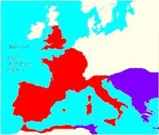 Blank Western Europe Map N3