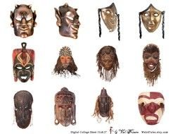 African Masks N4
