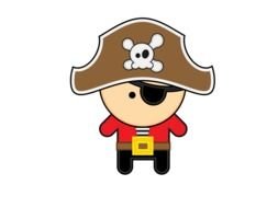 Cute Pirate Logos drawing