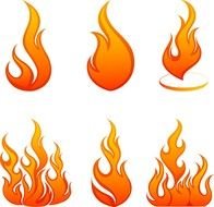 Flame as an illustration