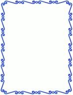 Blue Borders And Frames drawing