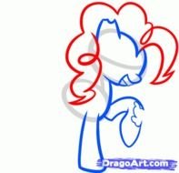 Draw My Little Pony Pinkie Pie