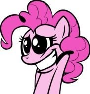 Pinkie Pie as a graphic illustration