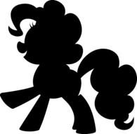 My Little Pony Silhouette drawing